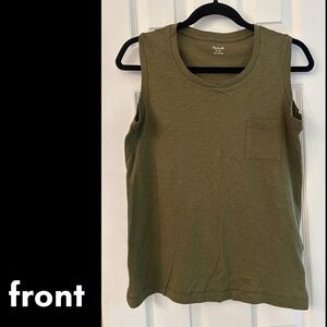 Madewell Olive Green Tank Top